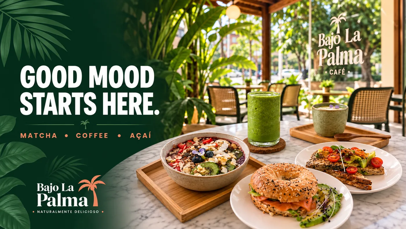 Productos y ambiente tropical de Bajo la Palma