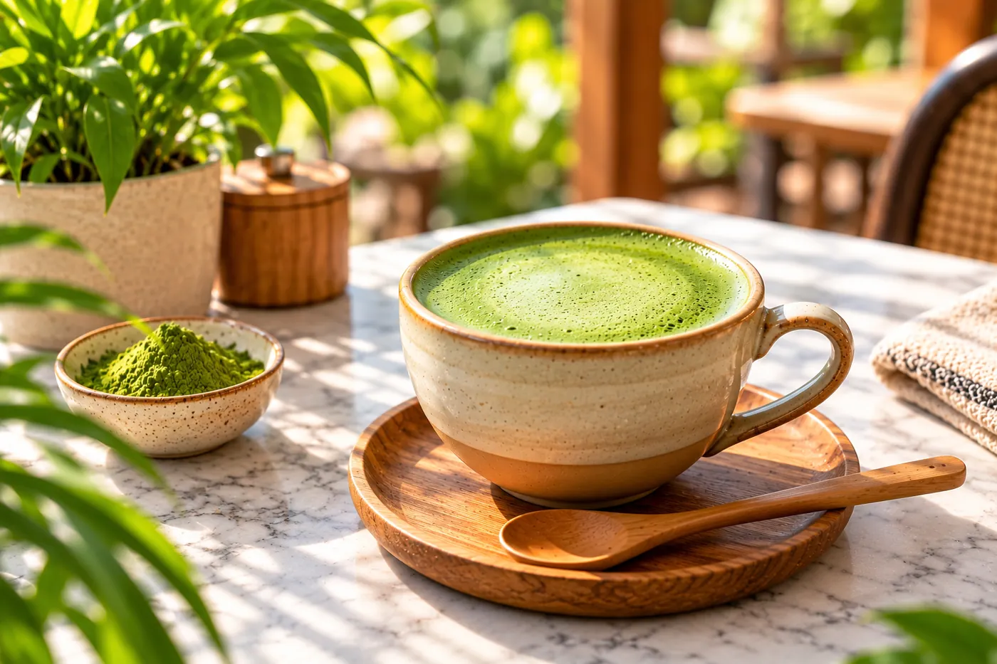 Matcha Latte de Bajo la Palma